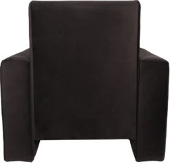 Ding Jamie Velvet Zwart Kinderfauteuil DI-34203 -Winkel Voor Babyproducten mamaloes kinderfauteuil velvet zwart 03k