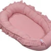 MamaLoes Soft Cotton Ruffle Licht Roze Babynest ML020113 1 MamaLoes Soft Cotton Ruffle Licht Roze Babynest ML020113 -Winkel Voor Babyproducten mamaloes soft cotton ruffle licht roze babynest ml020113 0