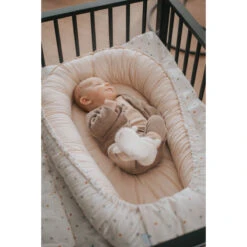 MamaLoes Paddenstoeltjes Omkeerbaar Babynest ML020108 -Winkel Voor Babyproducten mamaloes stippen omkeerbaar babynest ml020107 10 3