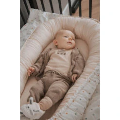 MamaLoes Panther Army Green Omkeerbaar Babynest ML3038 -Winkel Voor Babyproducten mamaloes stippen omkeerbaar babynest ml020107 12