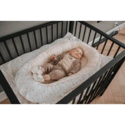 MamaLoes Paddenstoeltjes Omkeerbaar Babynest ML020108 -Winkel Voor Babyproducten mamaloes stippen omkeerbaar babynest ml020107 13 3