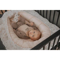 MamaLoes Paddenstoeltjes Omkeerbaar Babynest ML020108 -Winkel Voor Babyproducten mamaloes stippen omkeerbaar babynest ml020107 14 3