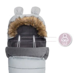 Momi Grey Universele Voetenzak AKCE00034 -Winkel Voor Babyproducten momi grey universele voetenzak akce00034 4