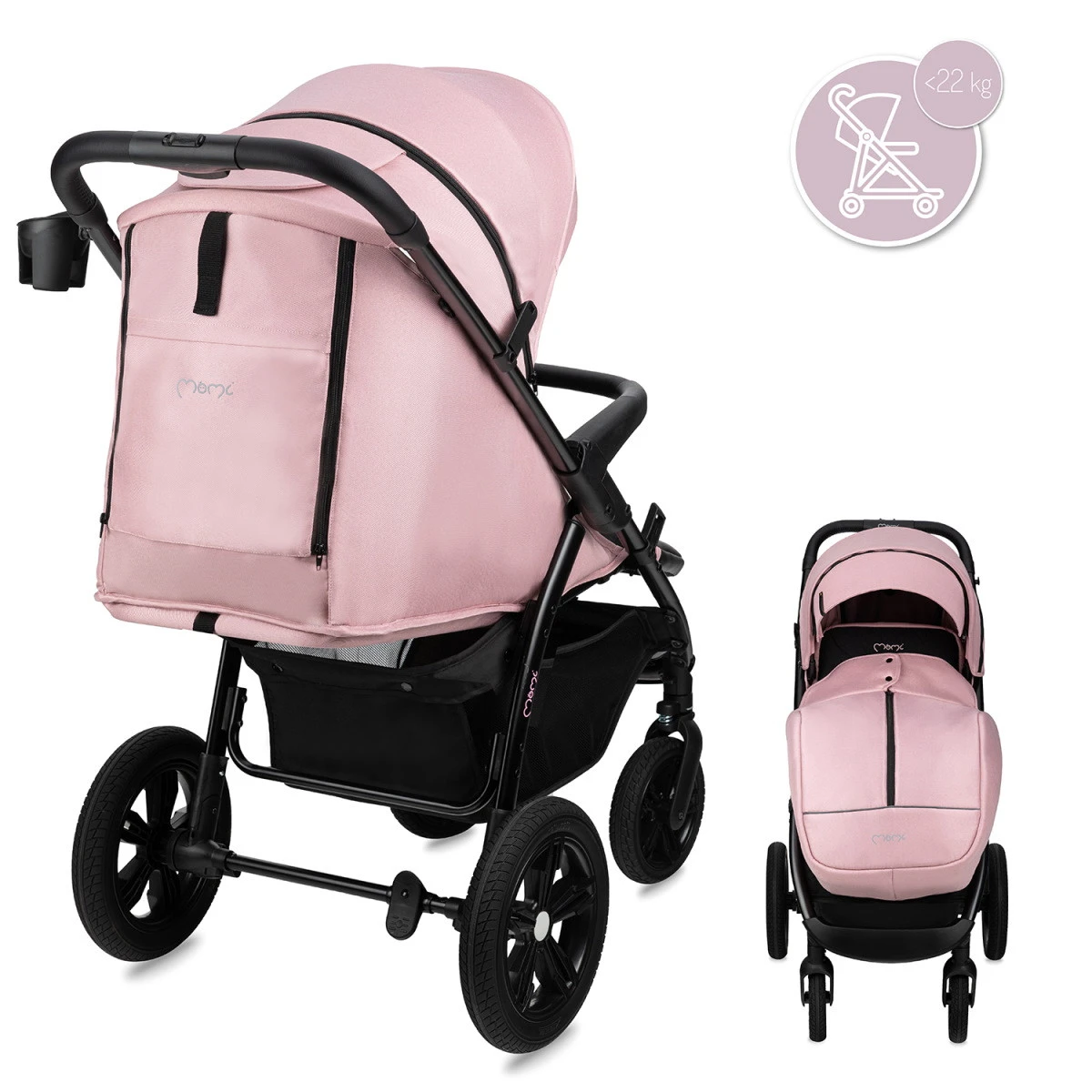 Momi Miya Pink Wandelwagen WOSP00031 15 Momi Miya Pink Wandelwagen WOSP00031 - Afbeelding 13
