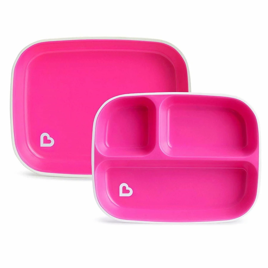 Munchkin Colour Me Roze 7-delig Dinerset 051914 5 Munchkin Colour Me Roze 7-delig Dinerset 051914 - Afbeelding 3