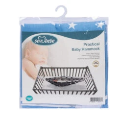 Sevibaby Blue Stars Baby Hangmatje 576-1 -Winkel Voor Babyproducten sevibaby blue stars baby hangmatje 5