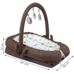 Sevibaby Brown Reflux Multifunctioneel Draagbaar Babynest 275-149 -Winkel Voor Babyproducten sevibaby nougat reflux multifunctioneel draagbaar babynest 275 149 5 1